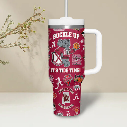 alabama ncaa custom stanley quencher 40oz stainless steel tumbler j7cyz