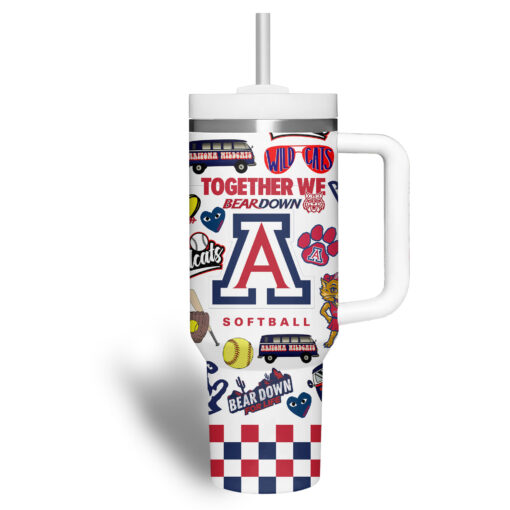 arizona wildcats basketball ncaa custom stanley quencher 40oz stainless steel tumbler 6tdfc