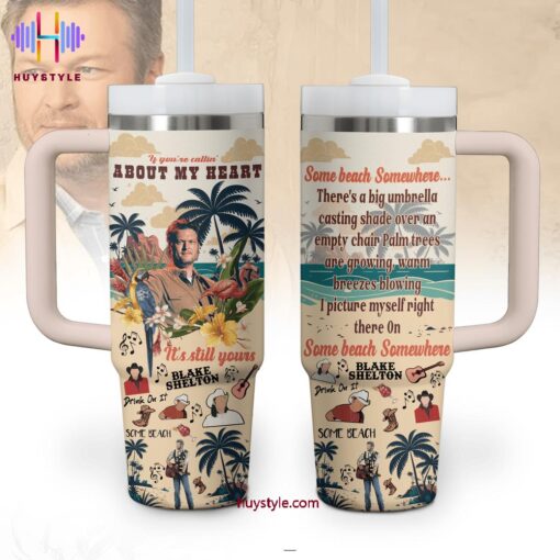 blake shelton music custom stanley quencher 40oz stainless steel tumbler with handle sqqgq 1