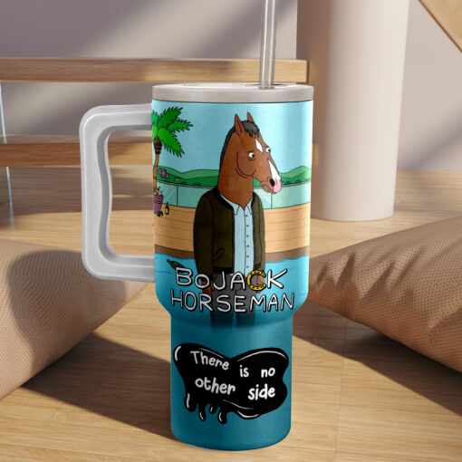 bojack horseman tv series custom stanley quencher 40oz stainless steel tumbler with handle anfqv