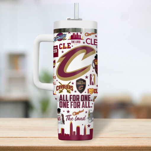 cleveland cavaliers nba custom stanley quencher 40oz stainless steel tumbler 4igcw