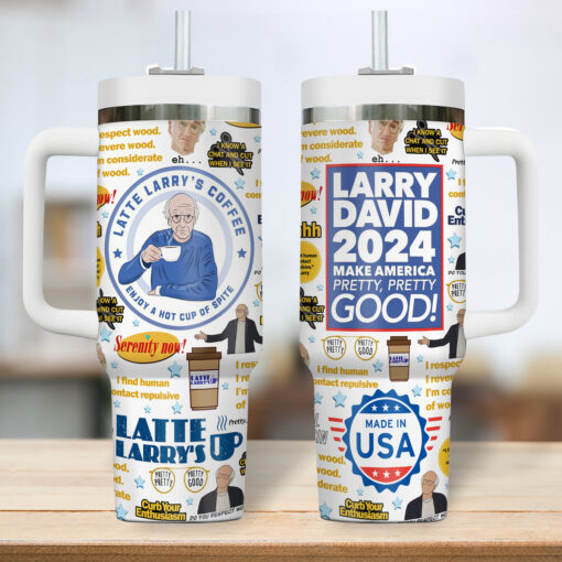 curb your enthusiasm tv series custom stanley quencher 40oz stainless steel tumbler p0jmj