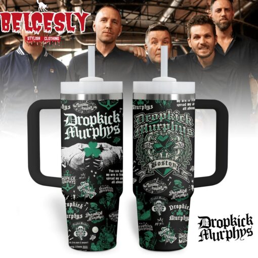 dropkick murphys music custom stanley quencher 40oz stainless steel tumbler with handle xpdny 1