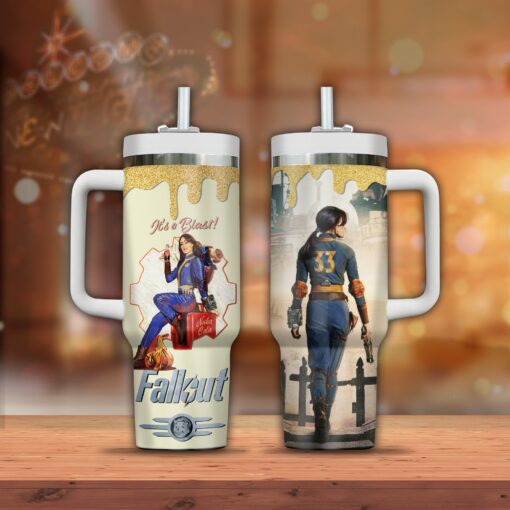 fallout tv series custom stanley quencher 40oz stainless steel oj3un 1