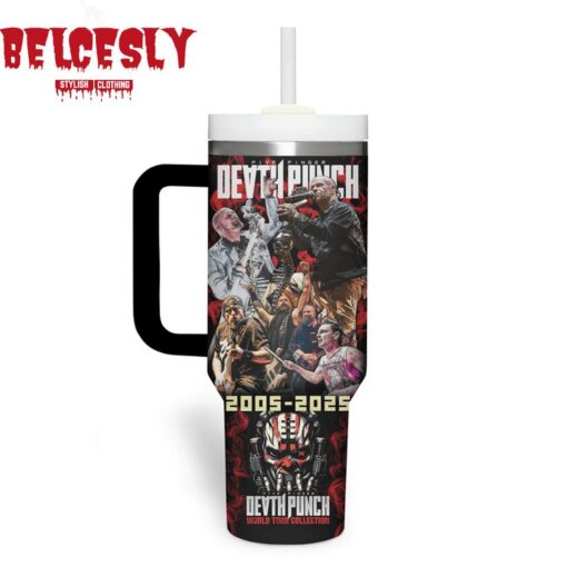 five finger death punch music custom stanley quencher 40oz stainless steel tumbler with handle 1lyr9