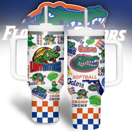 florida gators basketball ncaa custom stanley quencher 40oz stainless steel tumbler 8ncag