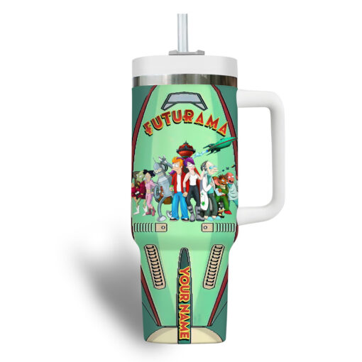 futurama tv series custom stanley quencher 40oz stainless steel tumbler 2b08p