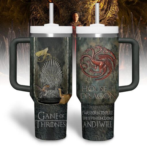 game of thrones tv series custom stanley quencher 40oz stainless steel tumbler qq8gy 1