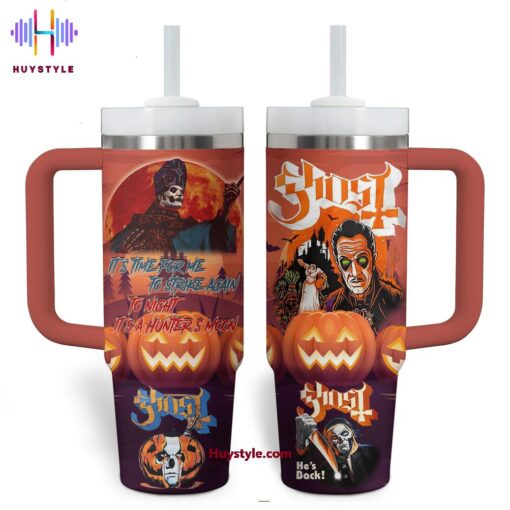 ghost music custom stanley quencher 40oz stainless steel tumbler with handle 4wn5l