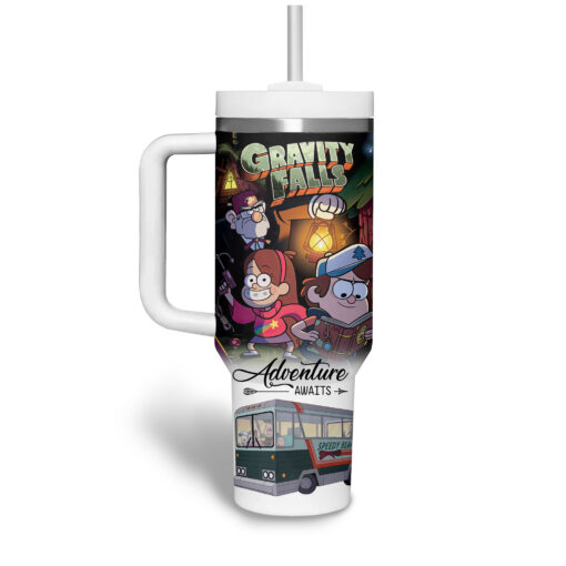 gravity falls tv series custom stanley quencher 40oz stainless steel tumbler 2e3zn