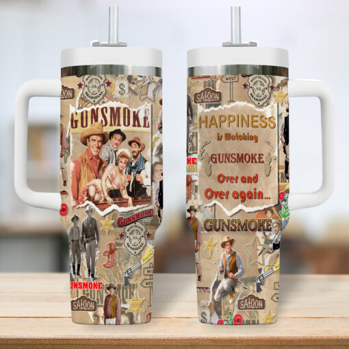 gunsmoke tv series custom stanley quencher 40oz stainless steel tumbler c35am