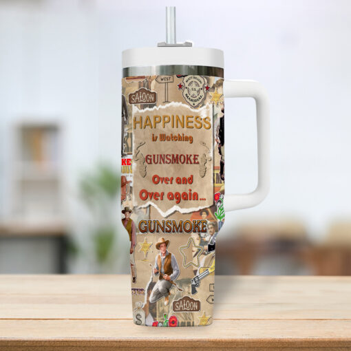 gunsmoke tv series custom stanley quencher 40oz stainless steel tumbler iabpg