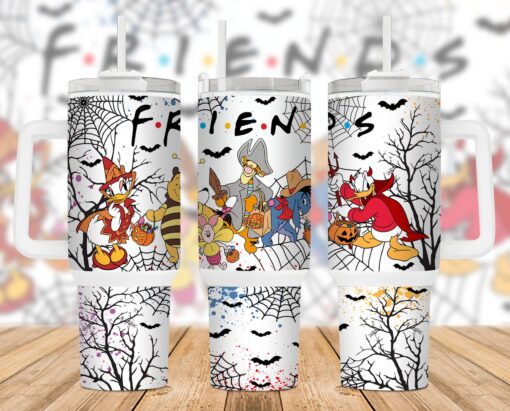 halloween cartoon characters disney cartoon custom stanley quencher 40oz stainless steel tumbler with handle kg5bt