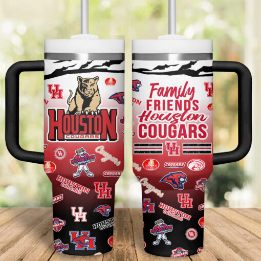 houston cougars basketball ncaa custom stanley quencher 40oz stainless steel tumbler 86snd