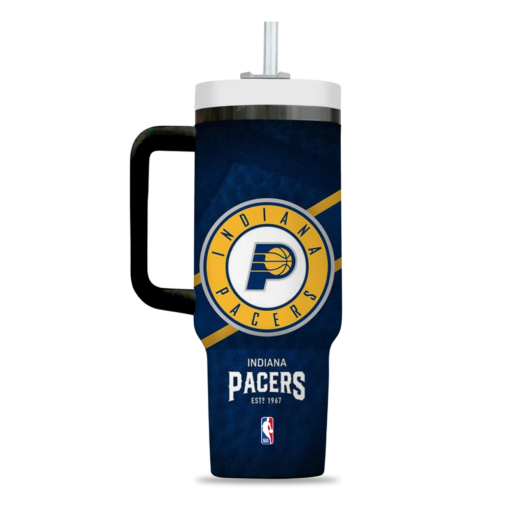 indiana pacers nba custom stanley quencher 40oz stainless steel tumbler nn8qm