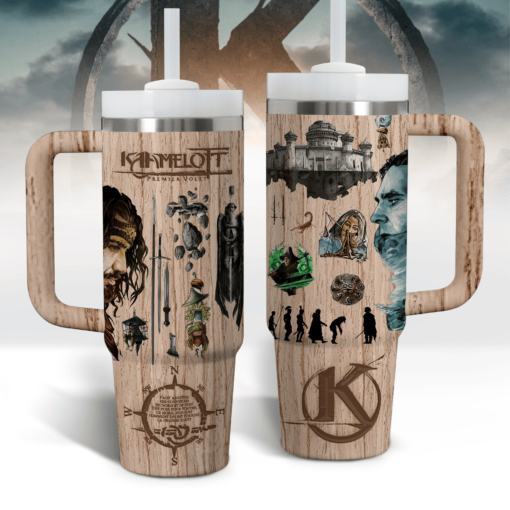 kaamelott tv series custom stanley quencher 40oz stainless steel tumbler with handle yjhdn 1