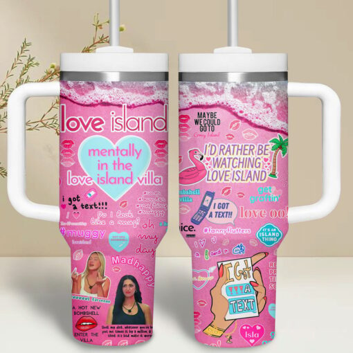 love island tv series custom stanley quencher 40oz stainless steel tumbler dnl6h