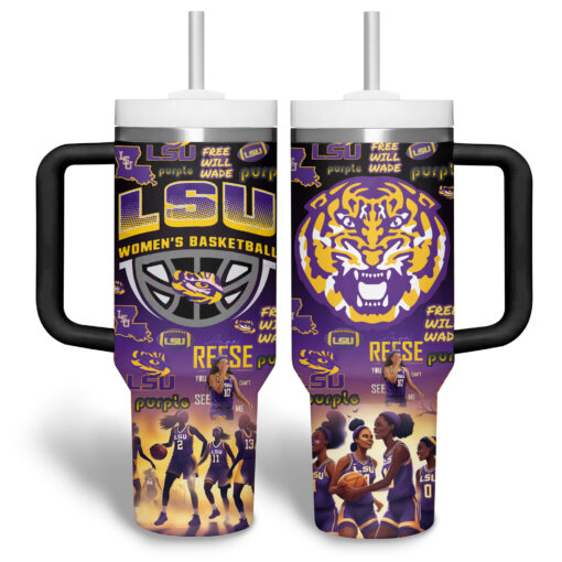 lsu tigers baseball ncaa custom stanley quencher 40oz stainless steel tumbler