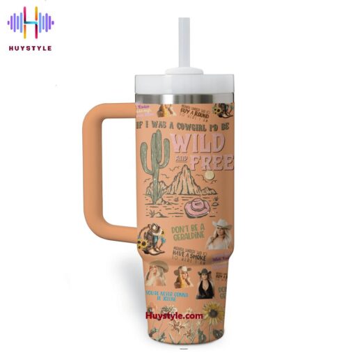 miranda lambert music custom stanley quencher 40oz stainless steel tumbler with handle ep1st