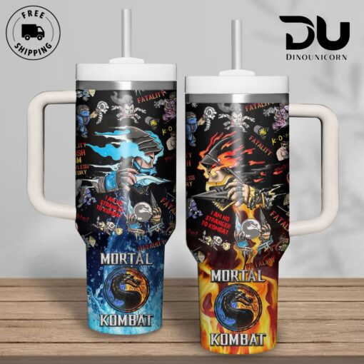 mortal kombat games custom stanley quencher 40oz stainless steel tumbler with handle ivfec 1