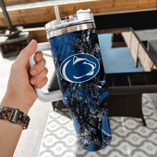 penn state nittany lions ncaa hunting custom stanley quencher 40oz stainless steel tumbler with handle ru5ml