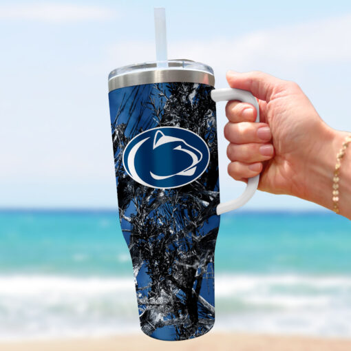 penn state nittany lions ncaa hunting custom stanley quencher 40oz stainless steel tumbler with handle tbbai