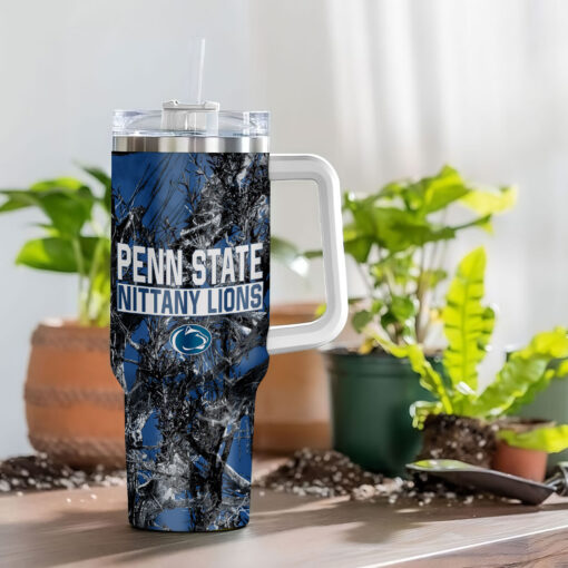 penn state nittany lions ncaa hunting custom stanley quencher 40oz stainless steel tumbler with handle yvuuw