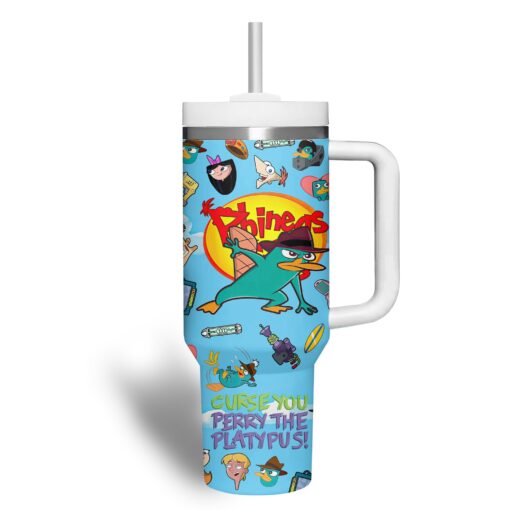 phineas and ferb tv series custom stanley quencher 40oz stainless steel tumbler ra1ap