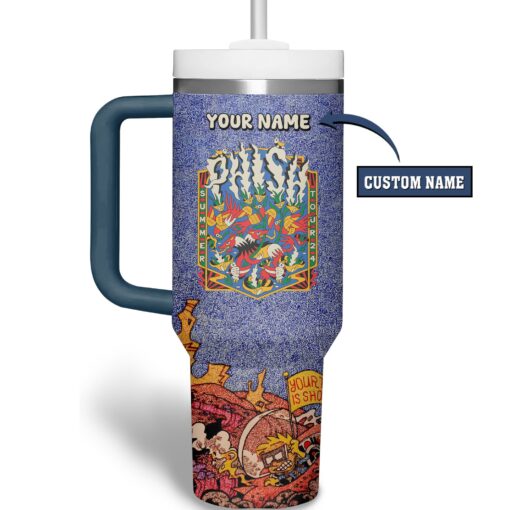 phish band music custom stanley quencher 40oz stainless steel tumbler with handle brkfj