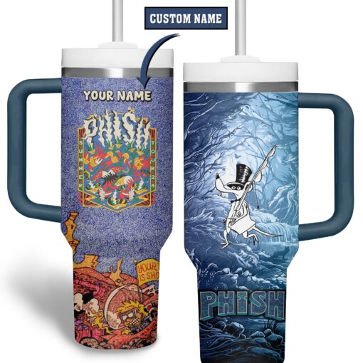 phish band music custom stanley quencher 40oz stainless steel tumbler with handle z23te 1