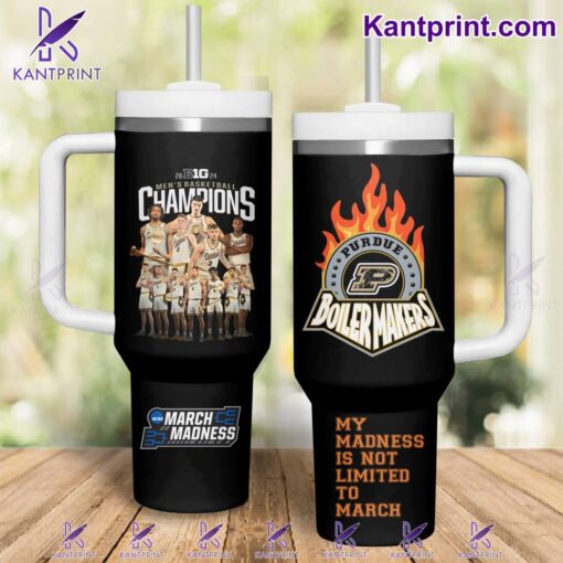 purdue boilermakers basketball ncaa custom stanley quencher 40oz stainless steel tumbler with handle xjwfy 1