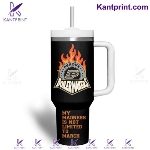 purdue boilermakers basketball ncaa custom stanley quencher 40oz stainless steel tumbler with handle yrelq