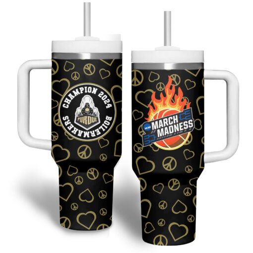 purdue boilermakers ncaa custom stanley quencher 40oz stainless steel tumbler kb3tc