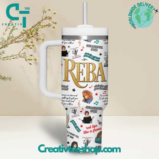 reba mcentire music custom stanley quencher 40oz stainless steel tumbler with handle 2ixlp 1