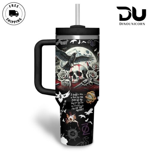 shinedown music custom stanley quencher 40oz stainless steel tumbler with handle eysgu