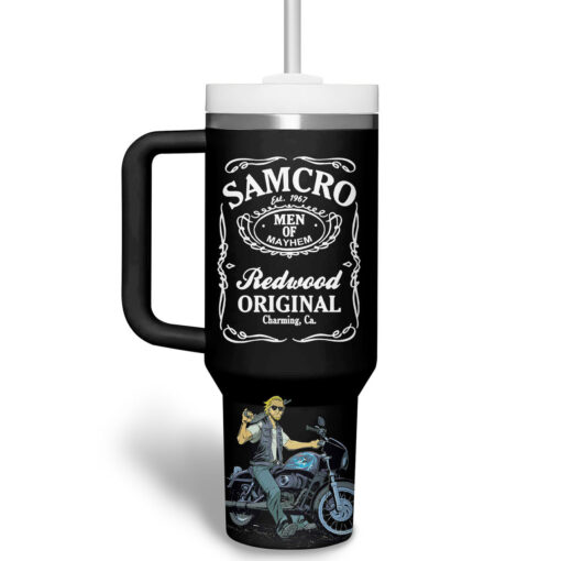 sons of anarchy tv series custom stanley quencher 40oz stainless steel tumbler irym8