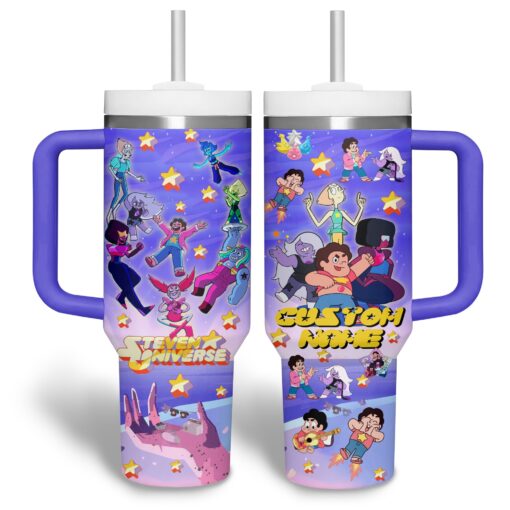 steven universe tv series custom stanley quencher 40oz stainless steel tumbler jr9rl 1