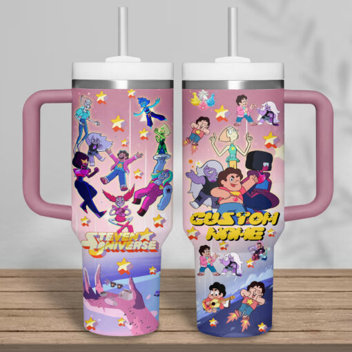 steven universe tv series custom stanley quencher 40oz stainless steel tumbler u7tsa