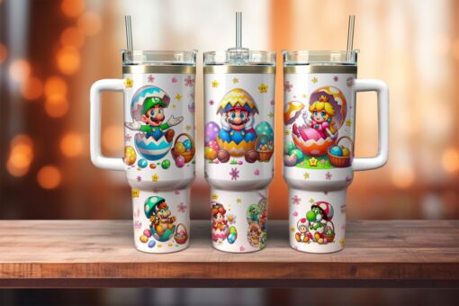 super mario bunny games custom stanley quencher 40oz stainless steel tumbler n5vos