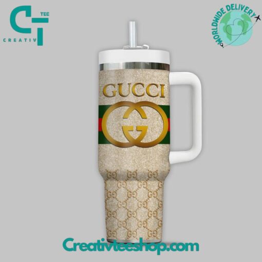 super mario x gucci games custom stanley quencher 40oz stainless steel tumbler with handle pw3qg