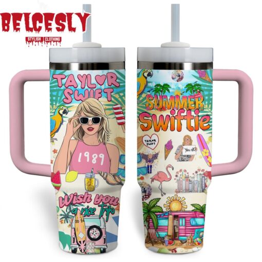 taylor swift music custom stanley quencher 40oz stainless steel tumbler with handle uu4nj 1