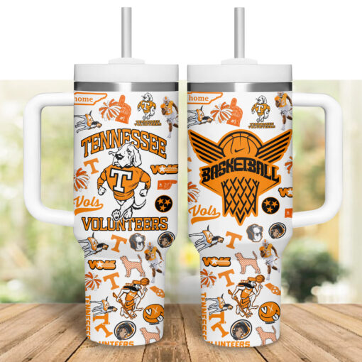 tennessee volunteers football ncaa custom stanley quencher 40oz stainless steel tumbler 2rs1w