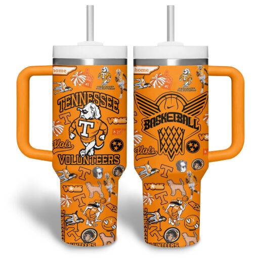 tennessee volunteers football ncaa custom stanley quencher 40oz stainless steel tumbler 7ouu1