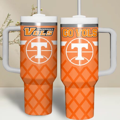 tennessee volunteers football ncaa custom stanley quencher 40oz stainless steel w1f7y 1