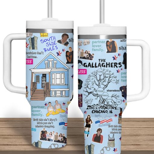 the gallaghers tv series custom stanley quencher 40oz stainless steel tumbler htmug 1