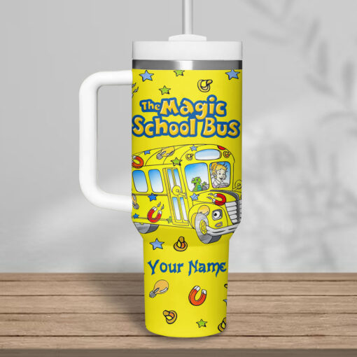 the magic school bus tv series custom stanley quencher 40oz stainless steel tumbler 1osjo