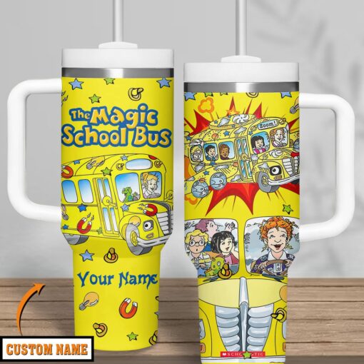 the magic school bus tv series custom stanley quencher 40oz stainless steel tumbler cba1y 1