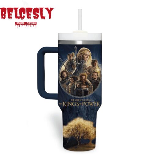 the rings of power tv series custom stanley quencher 40oz stainless steel tumbler with handle mse1c