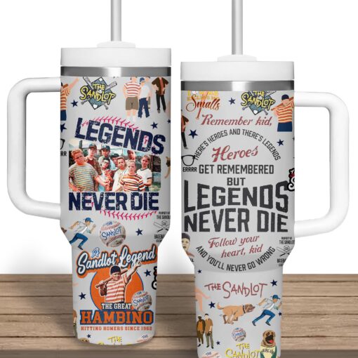 the sandlot tv series custom stanley quencher 40oz stainless steel tumbler