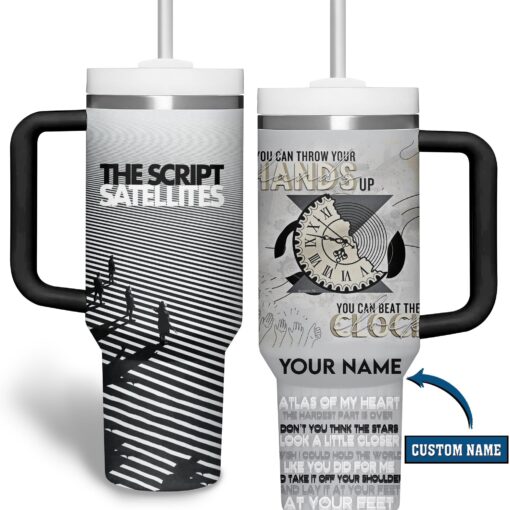 the script music custom stanley quencher 40oz stainless steel tumbler with handle qmuha